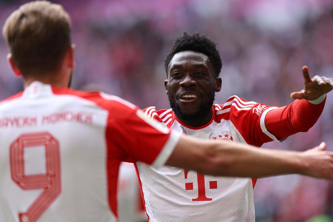 Imagen de archivo del jugador Alphonso Davies. EFE/EPA/ANNA SZILAGYI