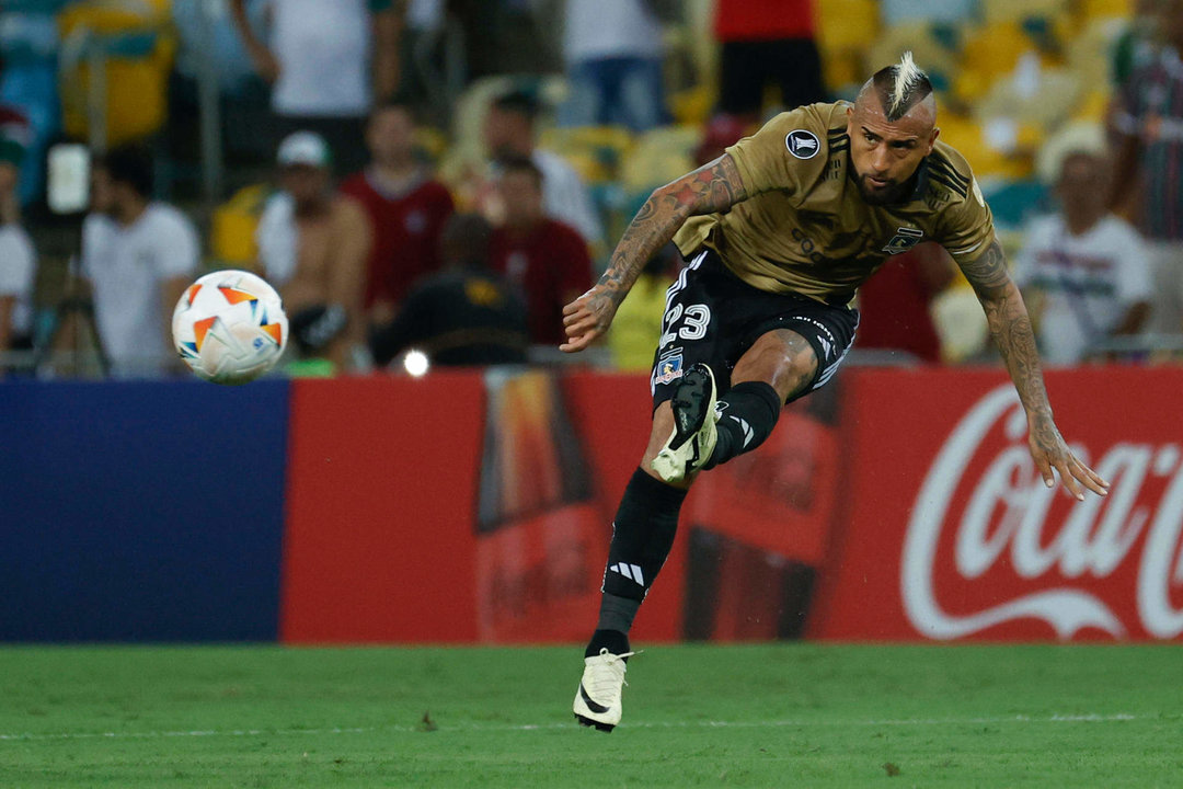 Fotografía de archivo del futbolista chileno Arturo Vidal. EFE/ Antonio Lacerda