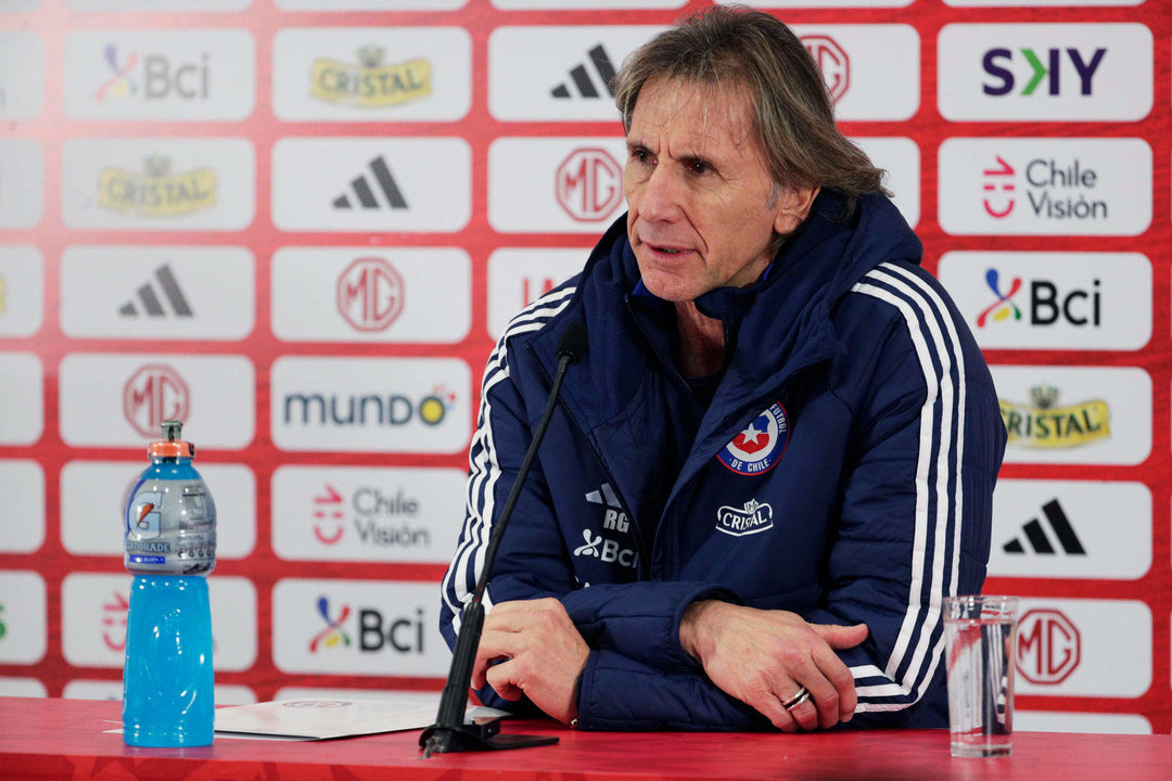 Fotografía de archivo del seleccionador de Chile Ricardo Gareca. EFE/ Elvis González