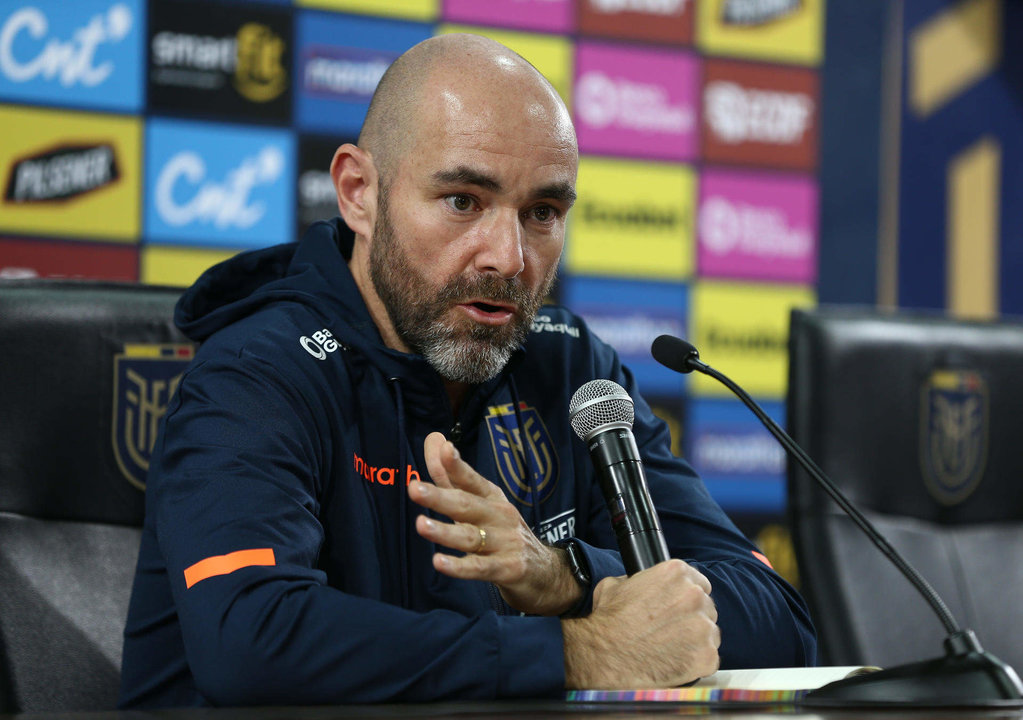 Imagen de archivo del español Félix Sánchez Bas, el entrenador que destaca al frente de la selección de Ecuador  y cuya carrera tiene influencia del Barcelona español.EFE/ José Jácome