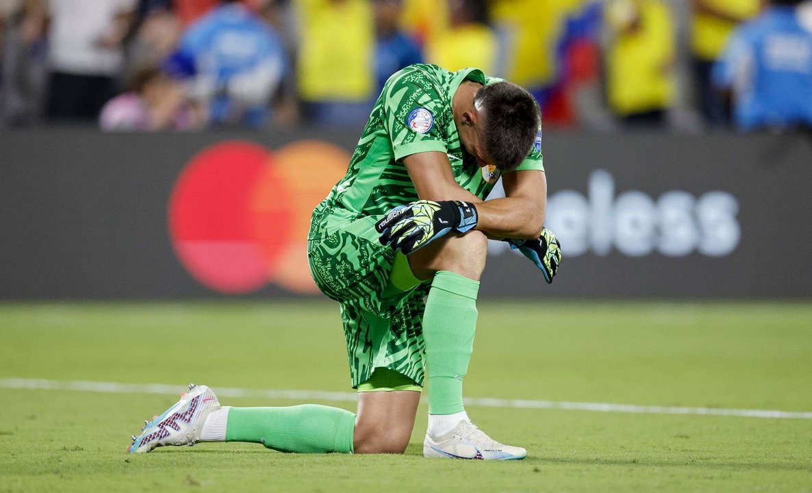 El portero uruguayo Sergio Rochet en la Copa América 2024. EFE/EPA/ERIK S. MENOR